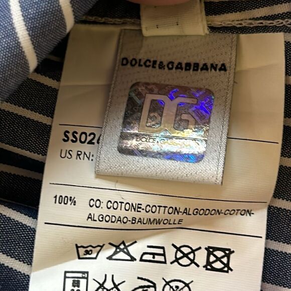 Chic Polished Dolce & Gabbana ‘Easy’ 🇫🇷 French Cuffs. 💯 Cotton look 👀 Sharp - Picture 5 of 17